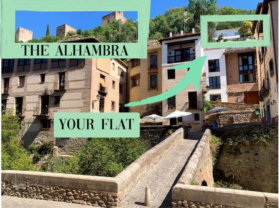 Ferienwohnung Cosy Loft With Amazing Terrace & Spectacular Views Granada Exterior foto